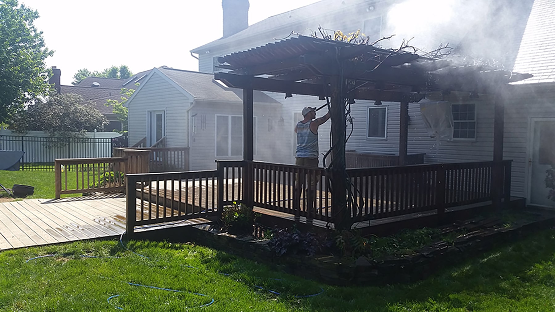 Our crews are the best and deck and fence restoration.